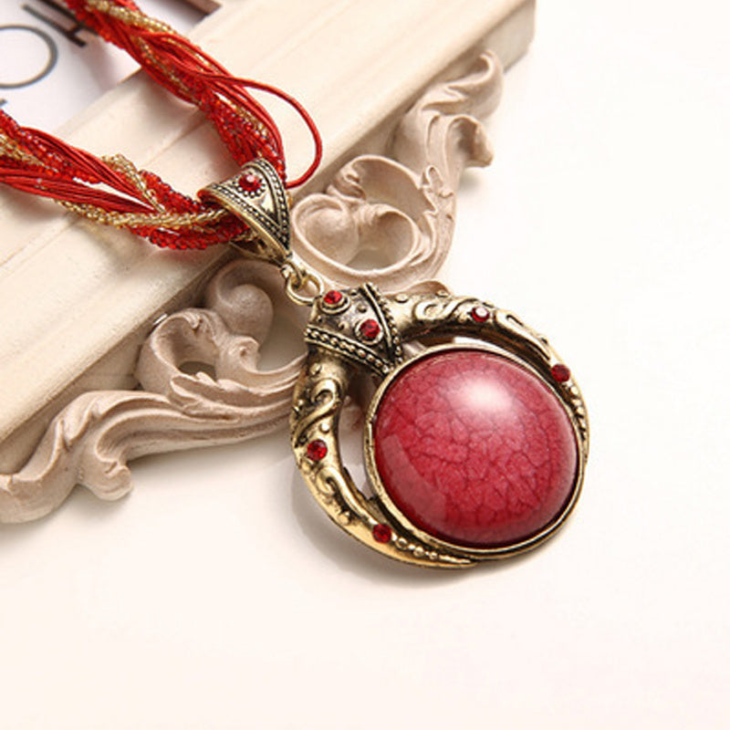 Collar con colgante boho