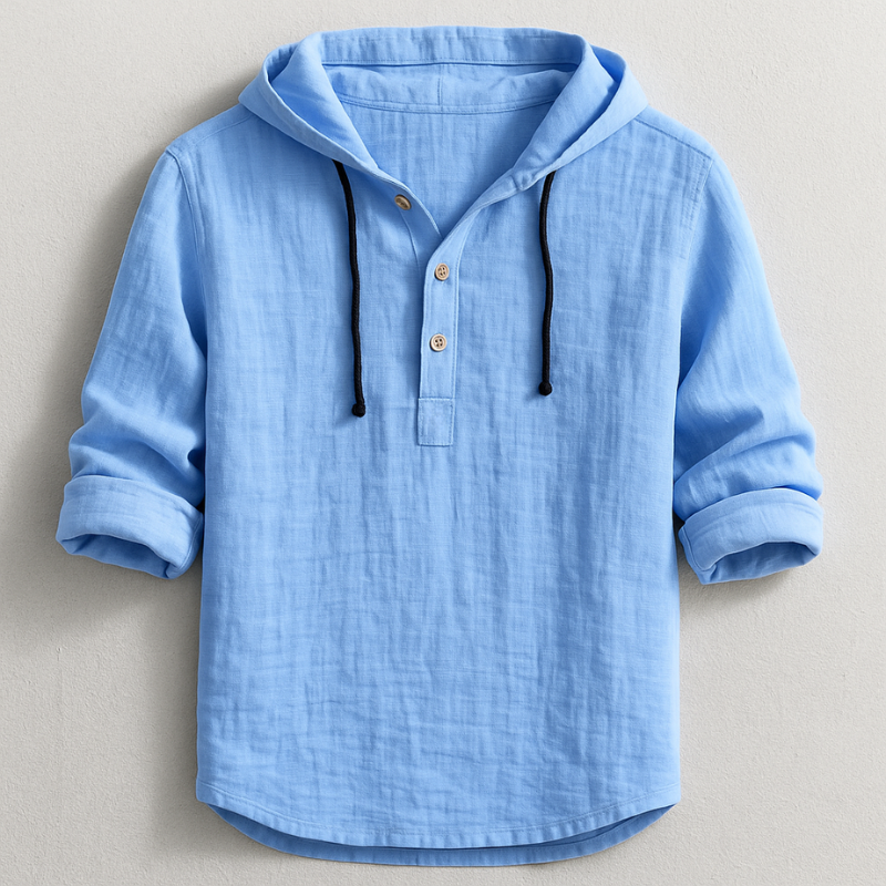 Lio™ | Camicia in Lino con Cappuccio