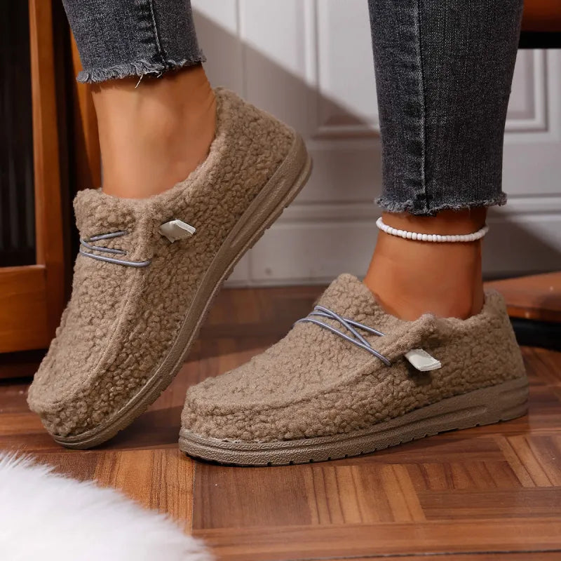 Zoe™ | Pantuflas Teddy Calientes