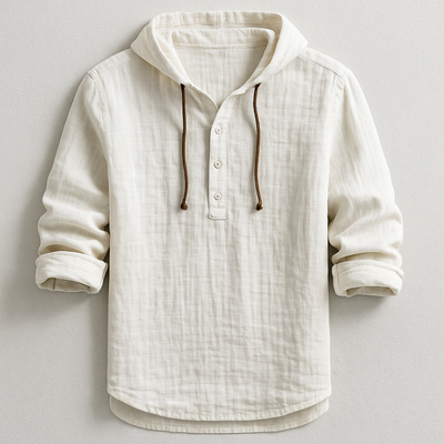 Lio™ | Camicia in Lino con Cappuccio