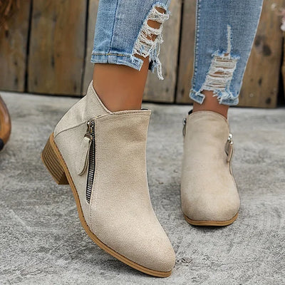 Amber™ | Botines ortopédicos de cuero