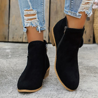 Amber™ | Botines ortopédicos de cuero