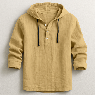 Lio™ | Camicia in Lino con Cappuccio
