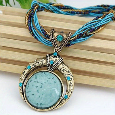 Collar con colgante boho