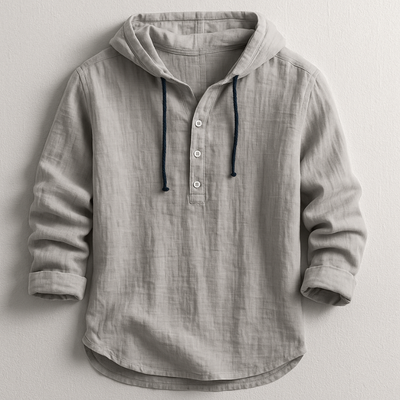 Lio™ | Camicia in Lino con Cappuccio