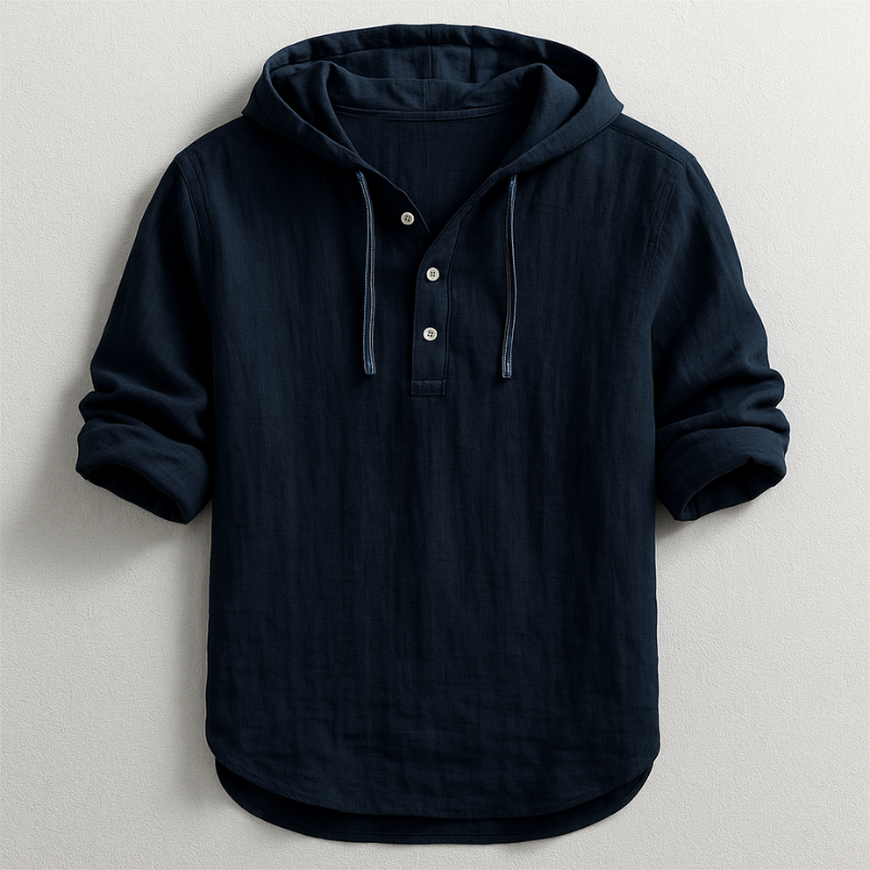 Lio™ | Camicia in Lino con Cappuccio