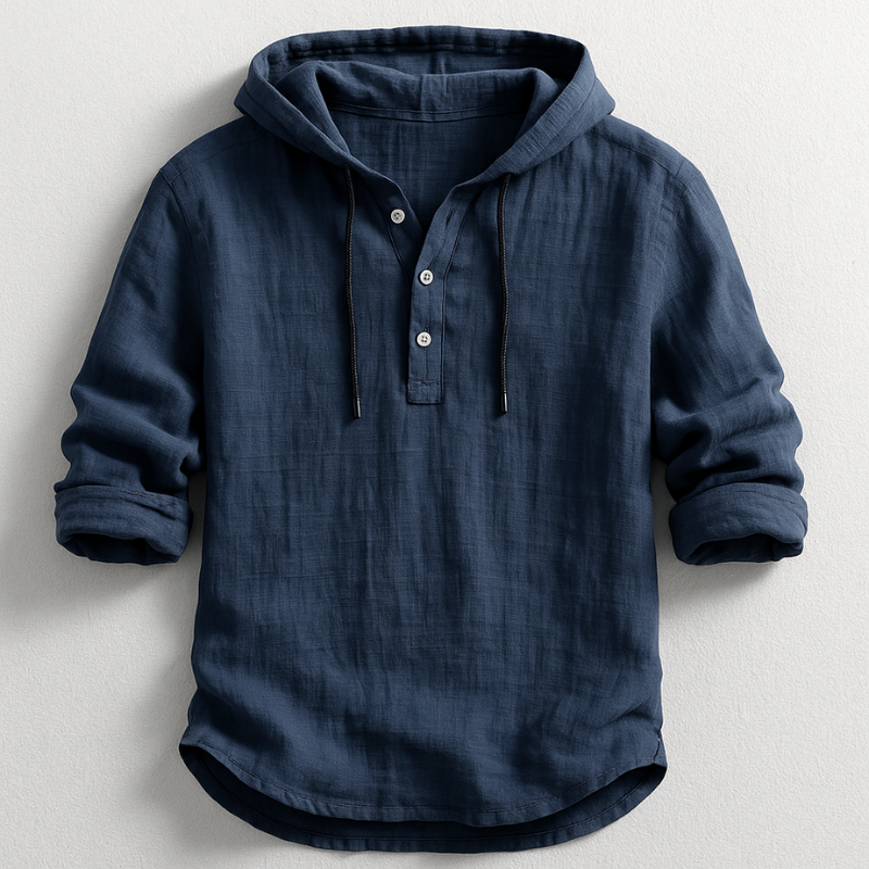 Lio™ | Camicia in Lino con Cappuccio