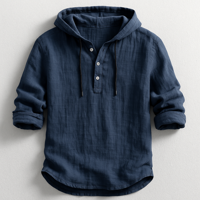 Lio™ | Camicia in Lino con Cappuccio