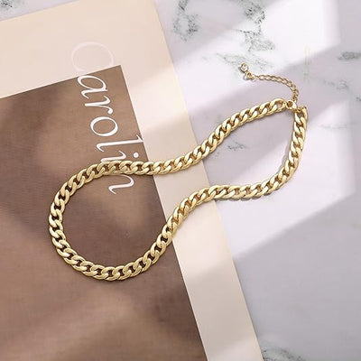 Collar de eslabones cubanos grueso