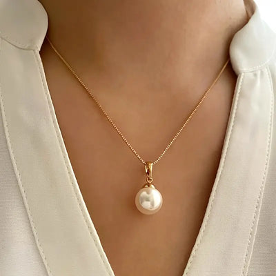 Set de joyas con perlas “Golden Grace”