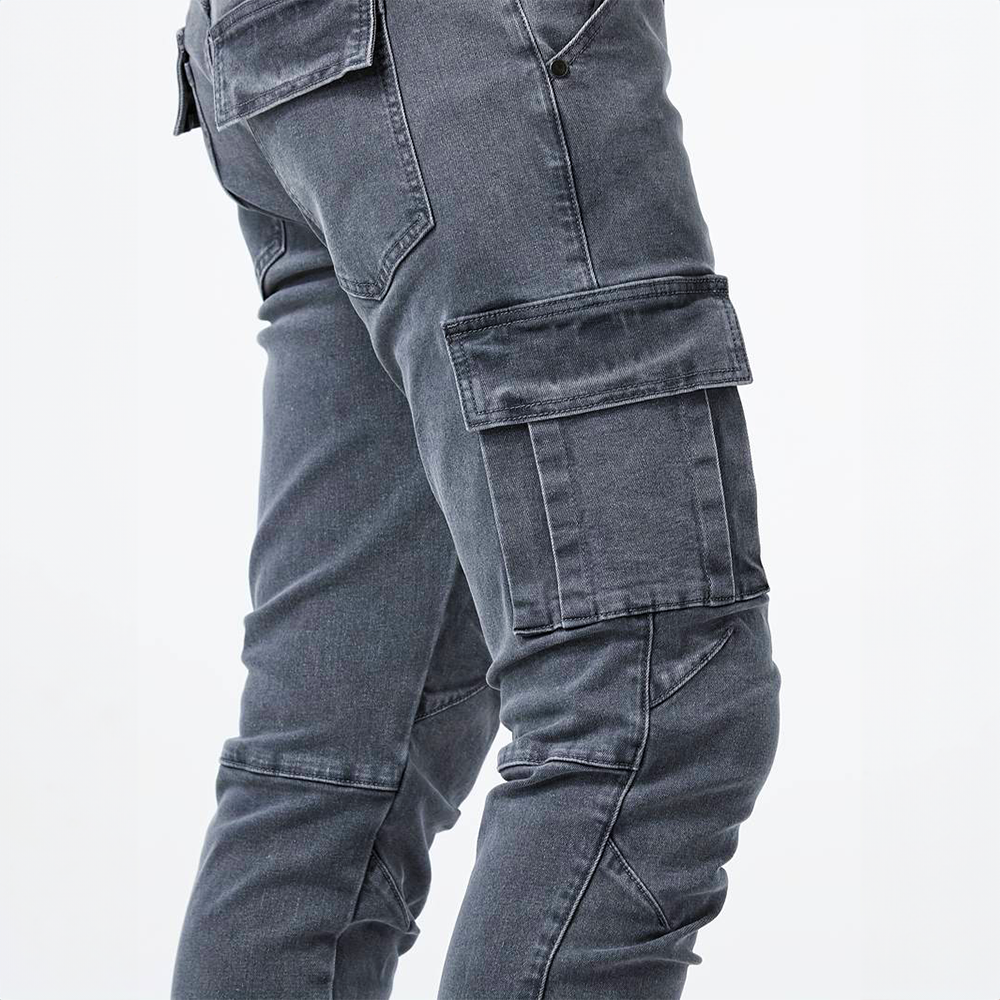 Nori™ | Jeans Cargo de Corte Premium