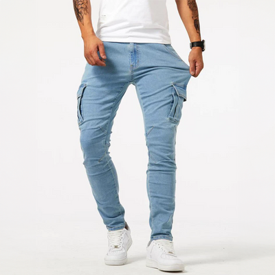 Nori™ | Jeans Cargo de Corte Premium