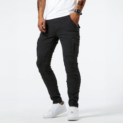 Nori™ | Jeans Cargo de Corte Premium