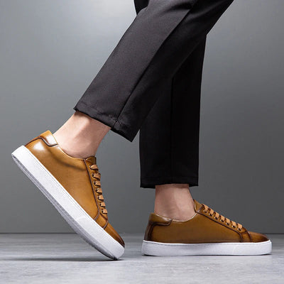 David™ | Zapatillas de Cuero para Hombre
