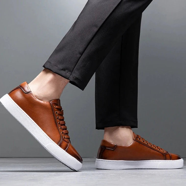 David™ | Zapatillas de Cuero para Hombre