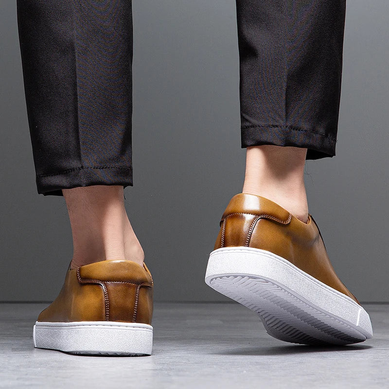 David™ | Zapatillas de Cuero para Hombre