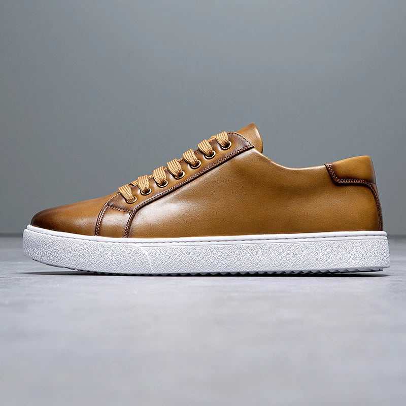 David™ | Zapatillas de Cuero para Hombre