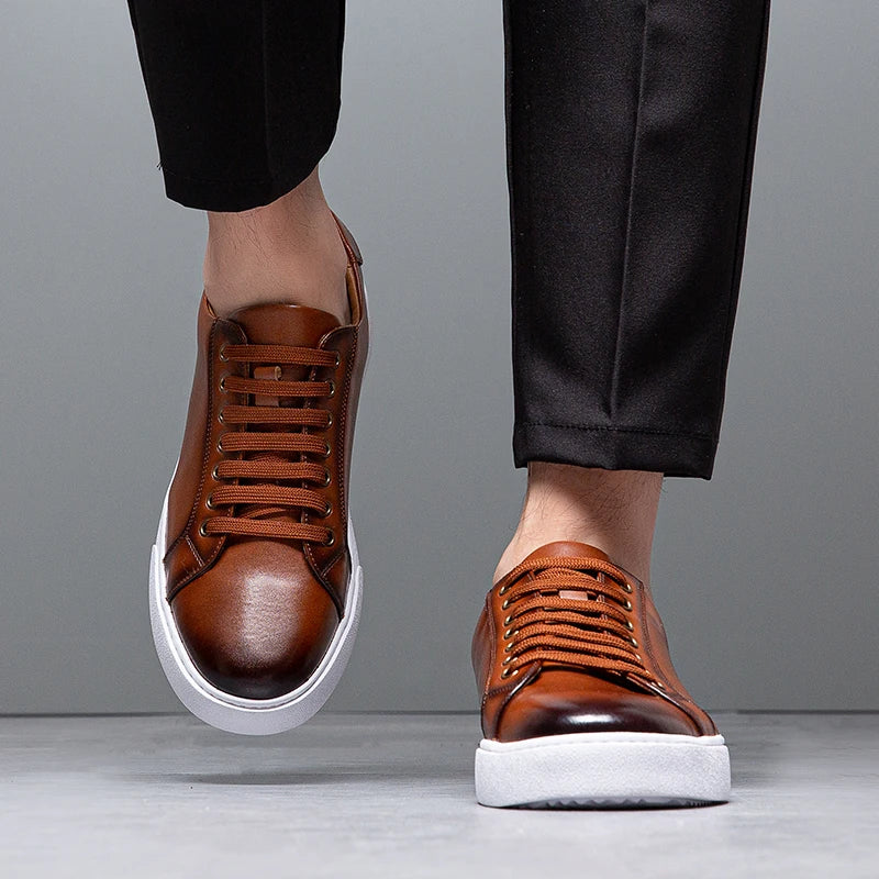David™ | Zapatillas de Cuero para Hombre