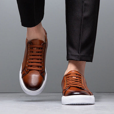 David™ | Zapatillas de Cuero para Hombre