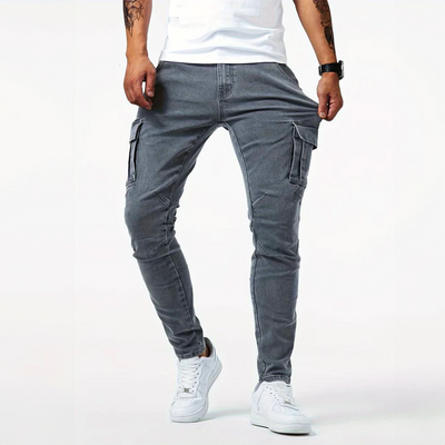 Nori™ | Jeans Cargo de Corte Premium