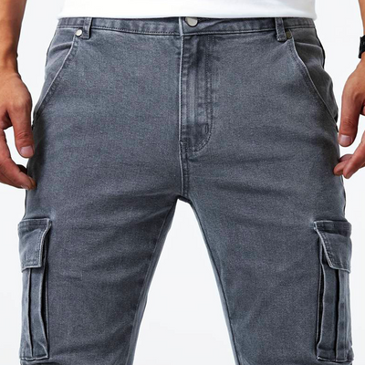 Nori™ | Jeans Cargo de Corte Premium