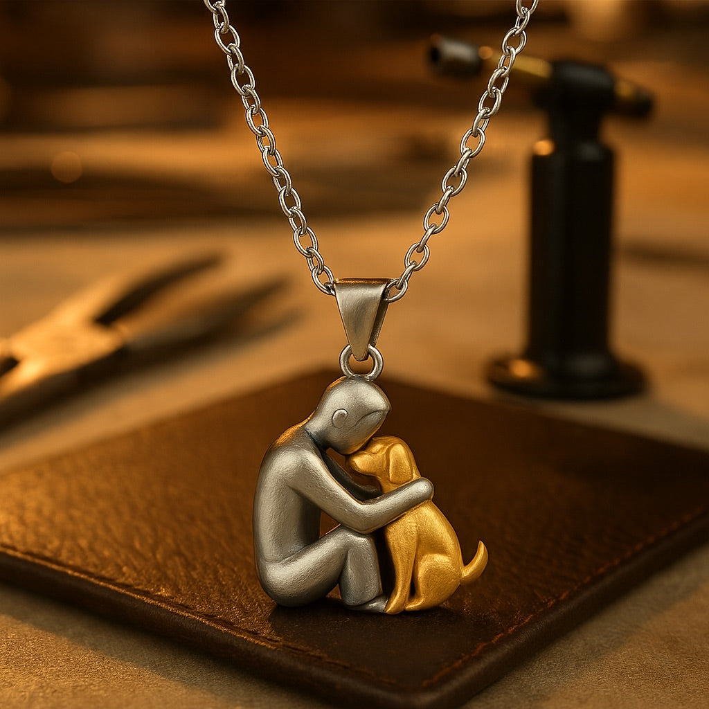 Collar con Colgante de Perro – Tu Amuleto de la Suerte