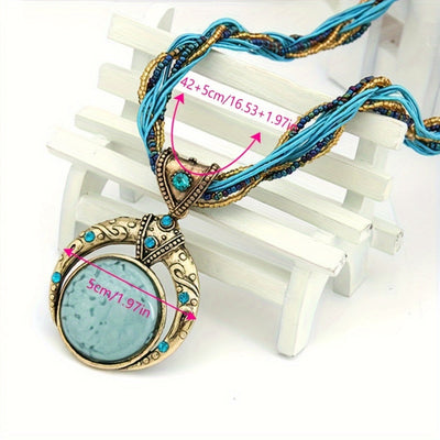 Collar con colgante boho