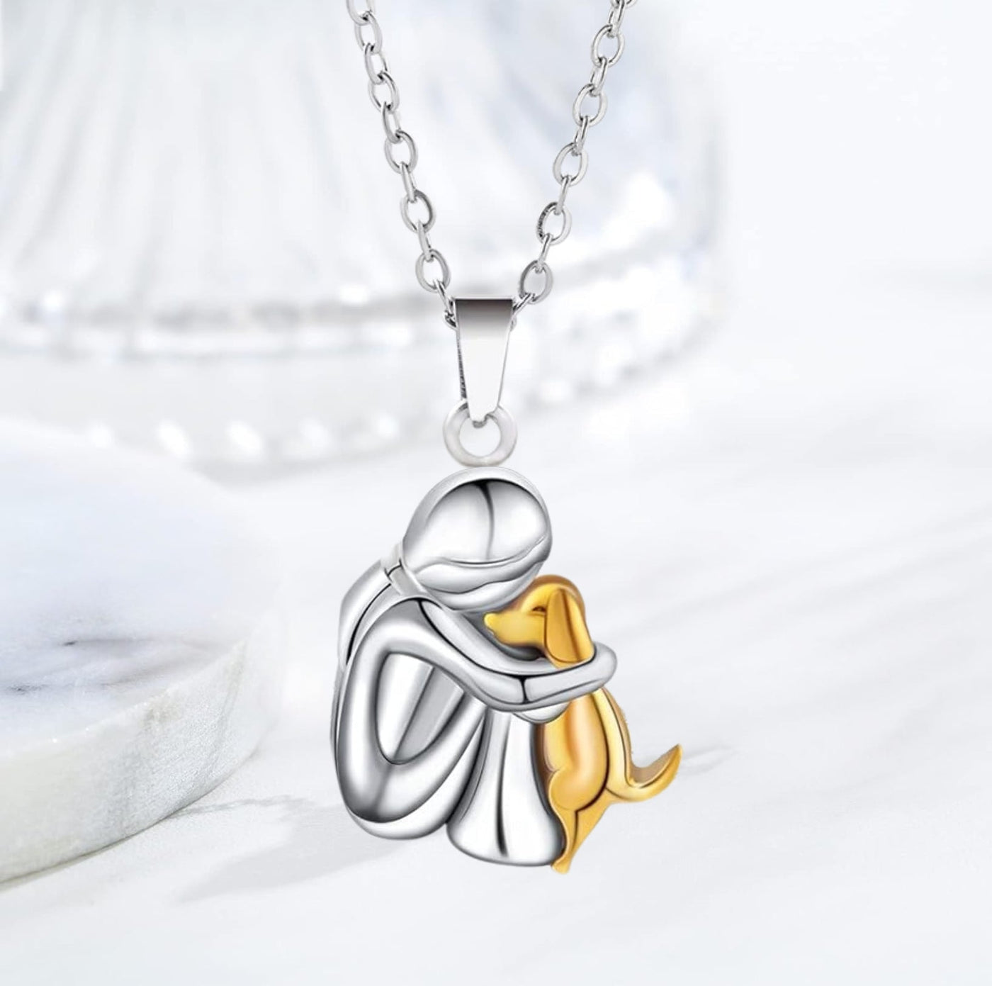 Collar con Colgante de Perro – Tu Amuleto de la Suerte