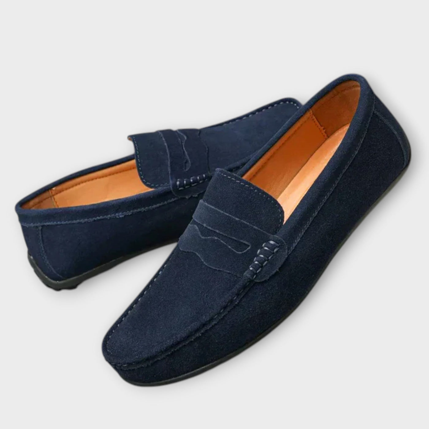 Viktor™ | Mocasines Clásicos de Ante con Estilo Retro